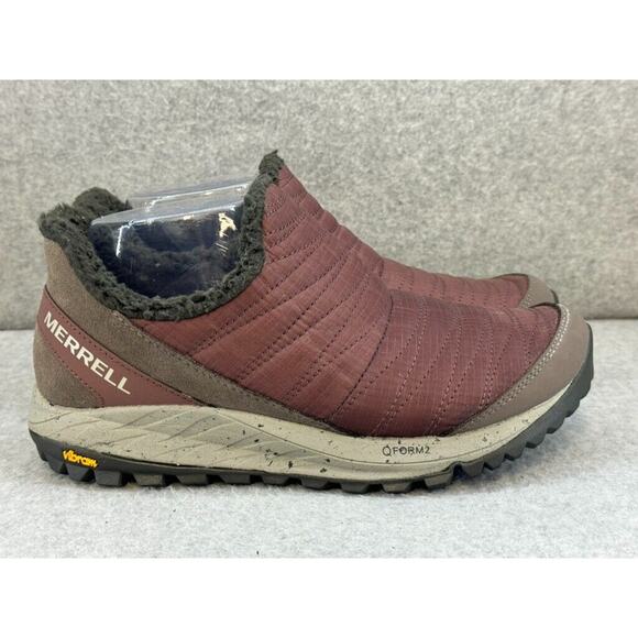 Merrell Antora Slip On Sneaker Moc Style Marron Vibram Sole - Women's Size 7.5 - Picture 5 of 10